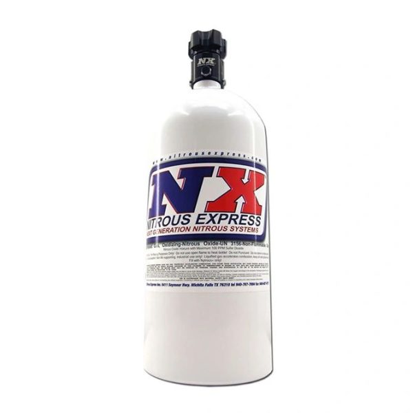 10Lb Bottle, Lightning 500 Valve, 4AN Nipple (6.89 Dia. X 20.19
