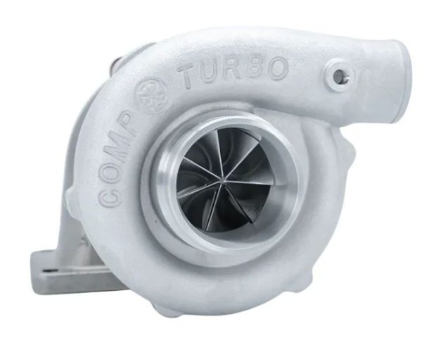 Comp Turbo 6467 Turbo with a T-3 turbine inlet and a 3" V-band