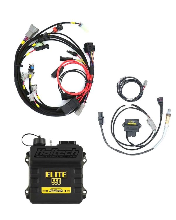 22RE Complete harness kit WITH Elite 550 ECU (1984-1988), Toyota w/ Denso injector connectors - Manual Trans Only