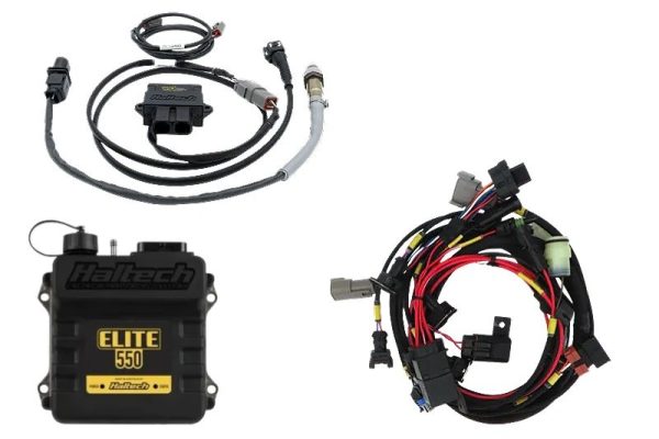 22RE Complete harness kit WITH Elite 550 ECU (1984-1988), Toyota w/ EV1 injector connectors - Manual Trans Only